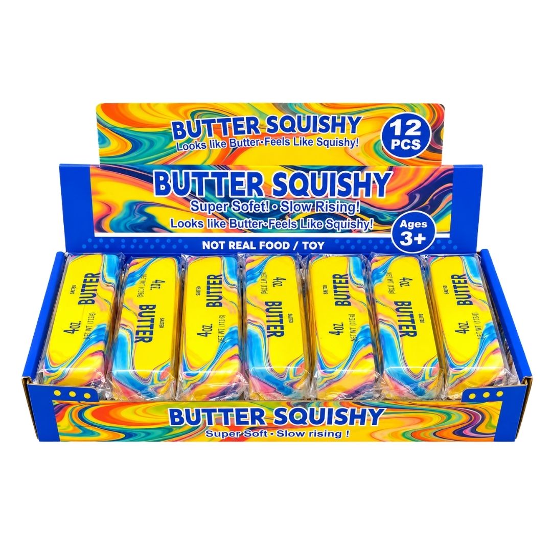 Marble Butter Medium Slow Rising Squeezy Squishy Toy 13cm