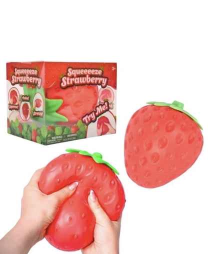 Jumbo Strawberry Squishy 15cm